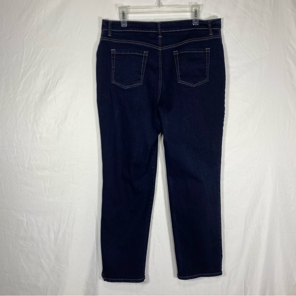Gloria Vanderbilt Amanda Classic Dark Indigo Jeans * Short - Picture 3 of 7